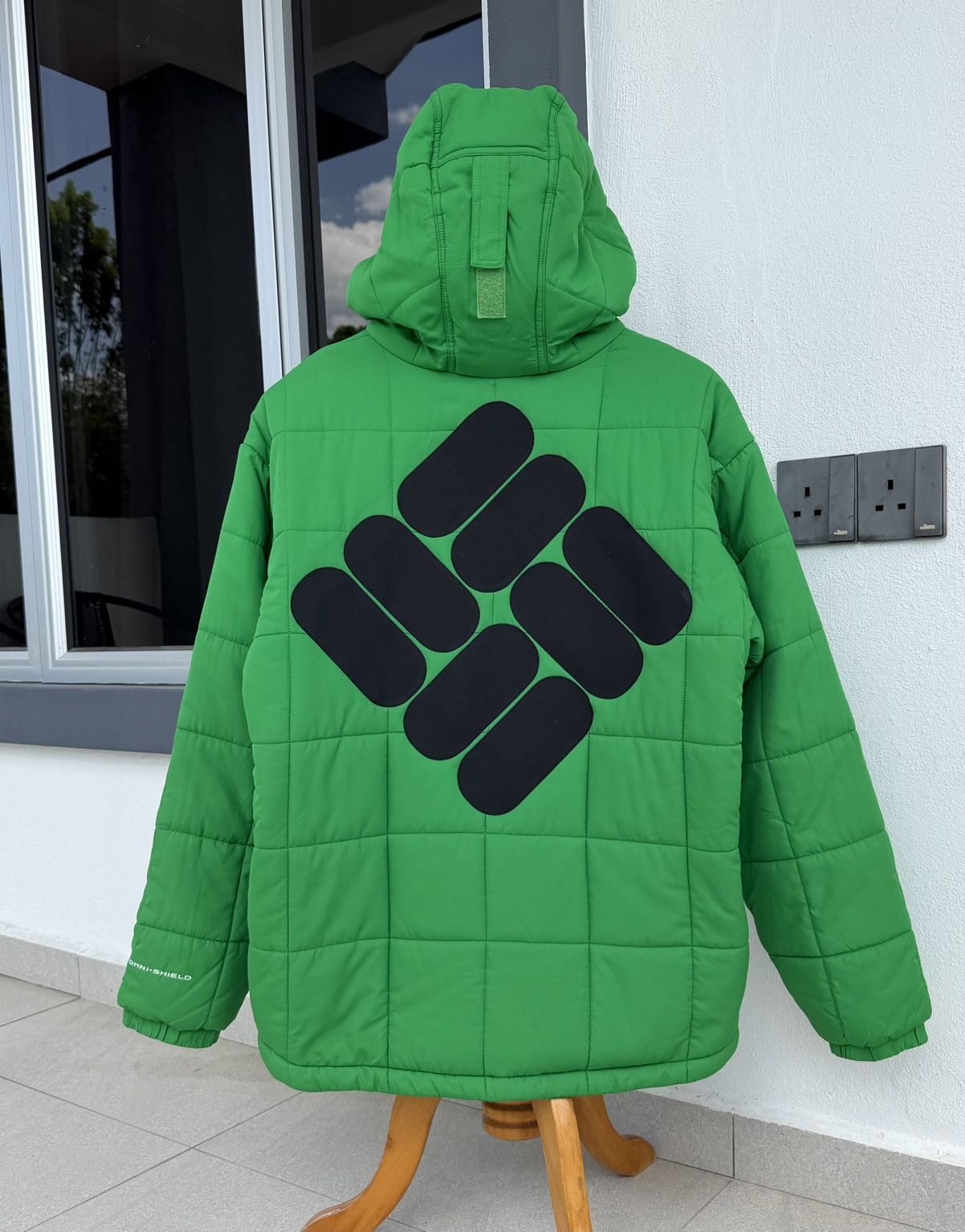 Columbia Columbia Big Logo Mountain Green Outdoor Padded Jacket Size US S / EU 44-46 / 1 - 1 Thumbnail