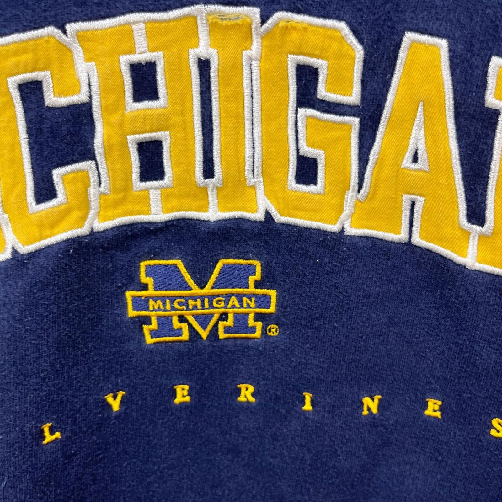 Other Vintage Michigan Wolverines University Hoodie Medium Size ONE SIZE - 3 Thumbnail