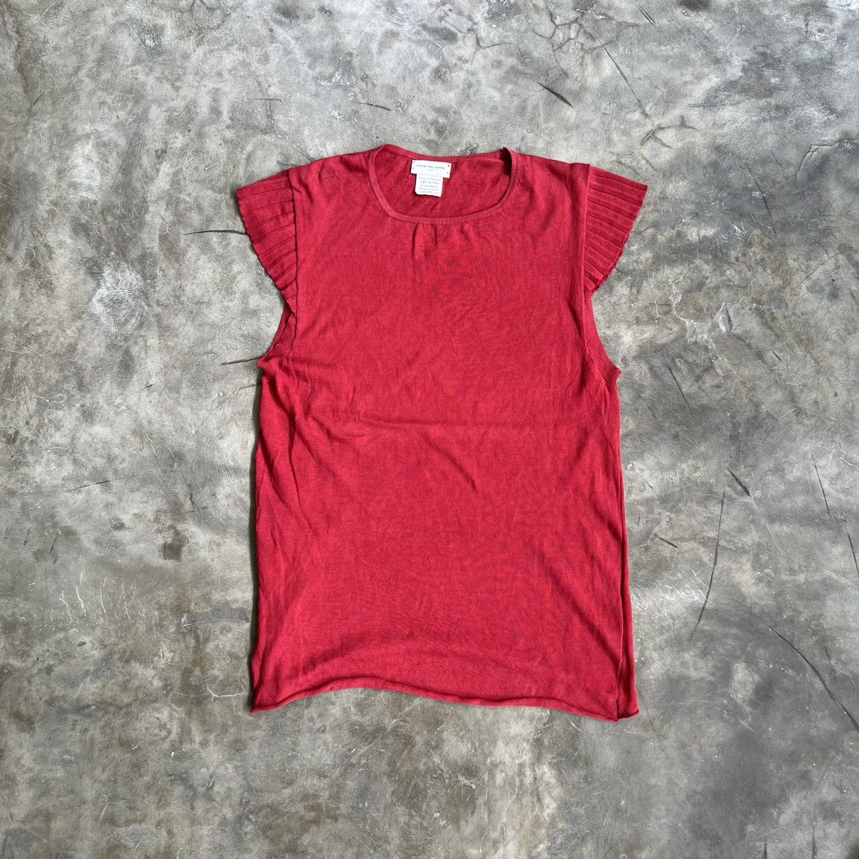 Dries Van Noten Ruffled Sleeve T shirt