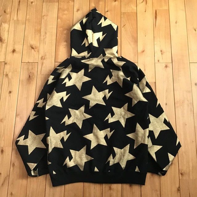 Bape Gold Foil BAPE Sta Full Zip Hoodie a bathing ape star NIGO Size US M / EU 48-50 / 2 - 2 Thumbnail