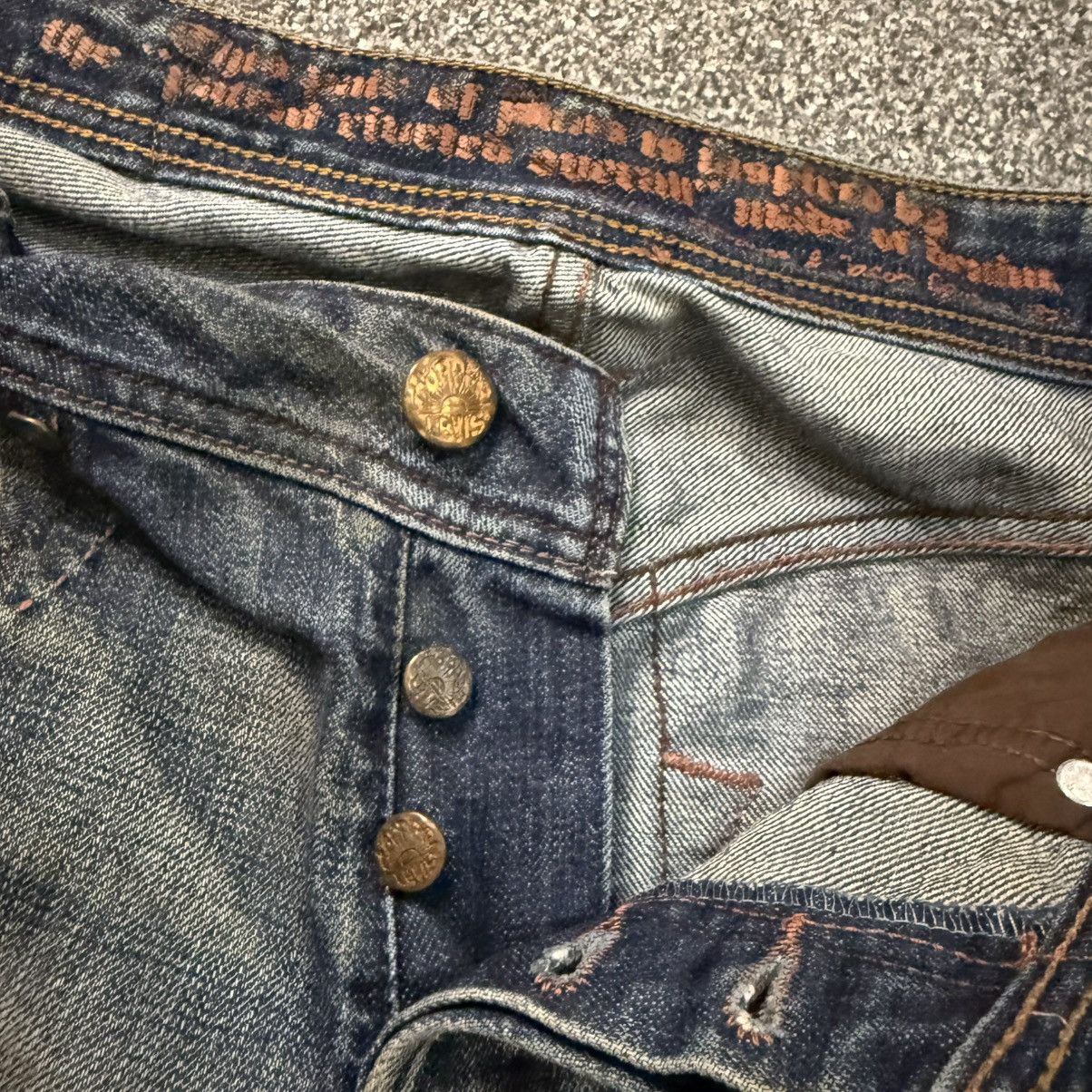 Beauty Beast Distressed Levis Cooper Thrashed Dirty Pants Size 29" - 15 Thumbnail