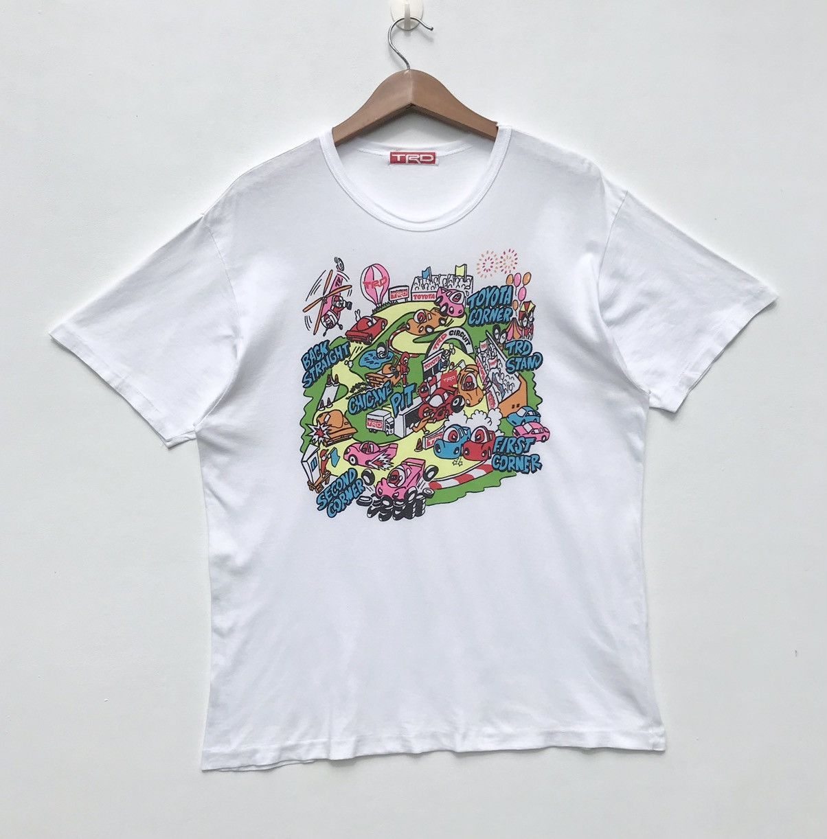 image of Itemvintage Toyota Trd Shirt Trd Racing in White, Men's (Size Medium)