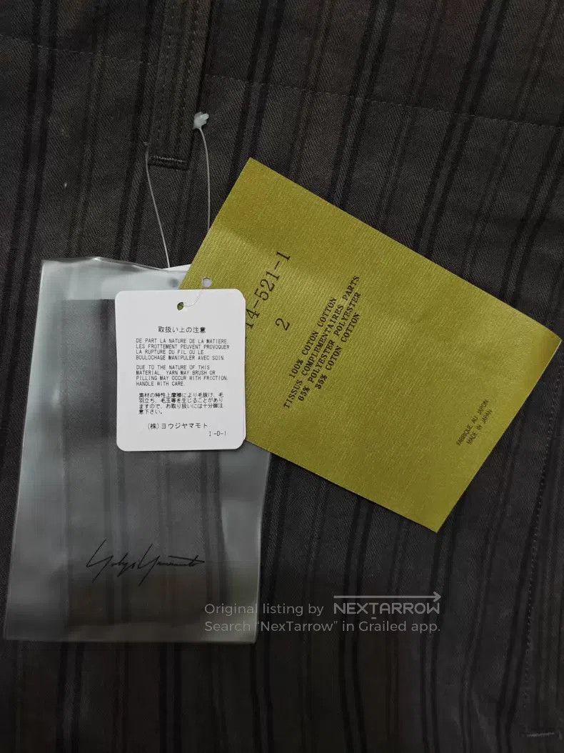 Yohji Yamamoto Yohji Yamamoto size 2 20ss main line look7 dark linen pants Size US 28 / EU 44 - 5 Thumbnail