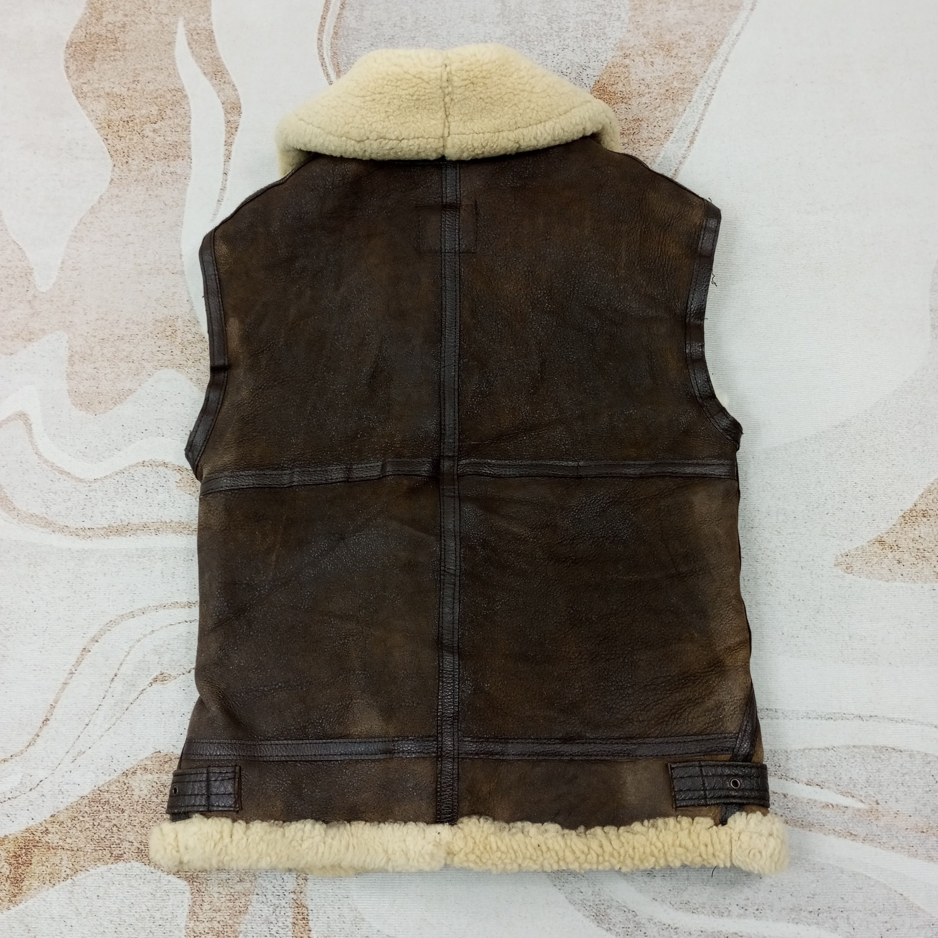 Avirex Avirex USA Leather Vest Jacket c246n4 Size US S / EU 44-46 / 1 - 3 Thumbnail