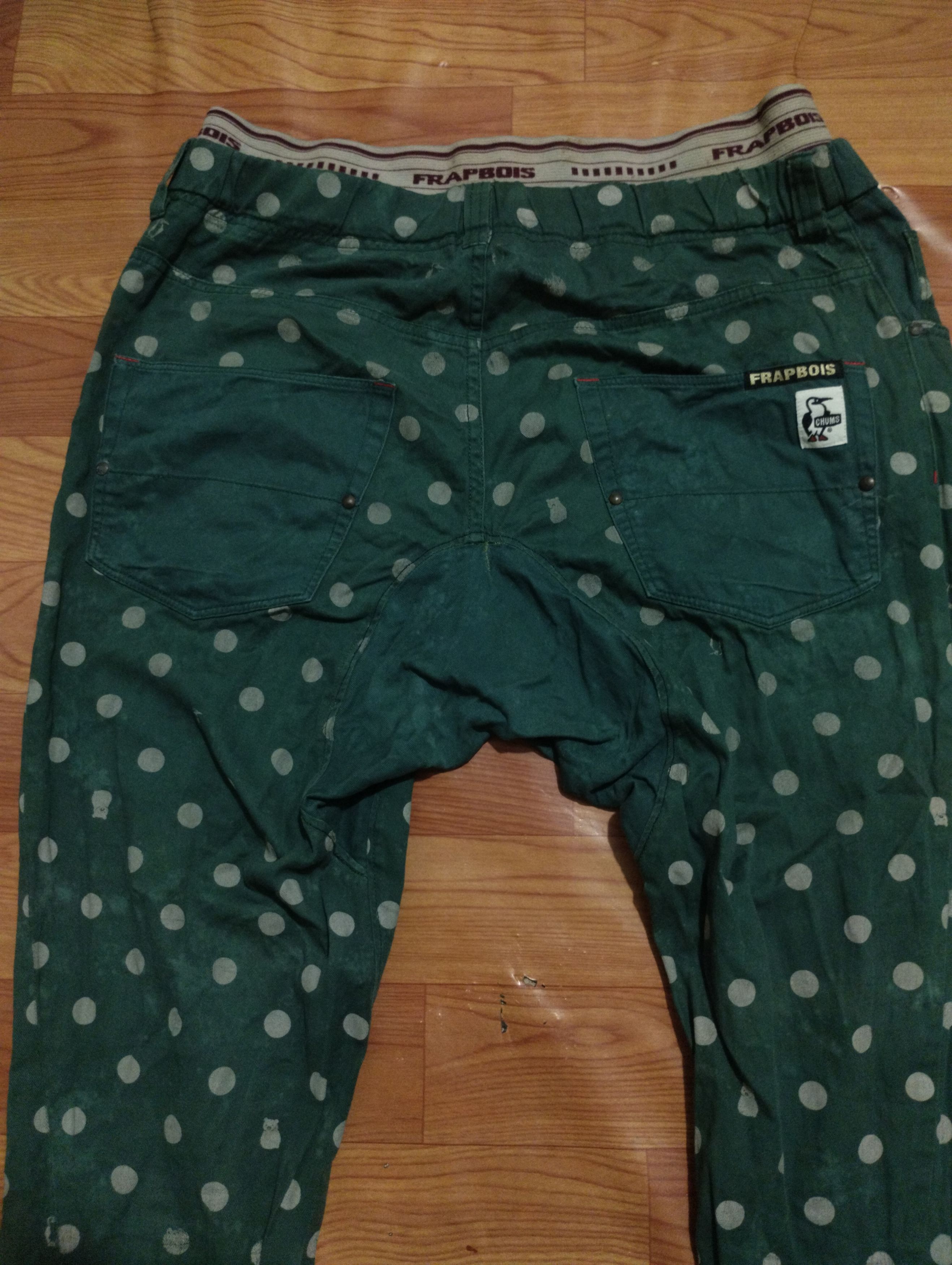 Issey Miyake Frapbois Polkadot Washed Chinos Pants Size US 34 / EU 50 - 9 Thumbnail
