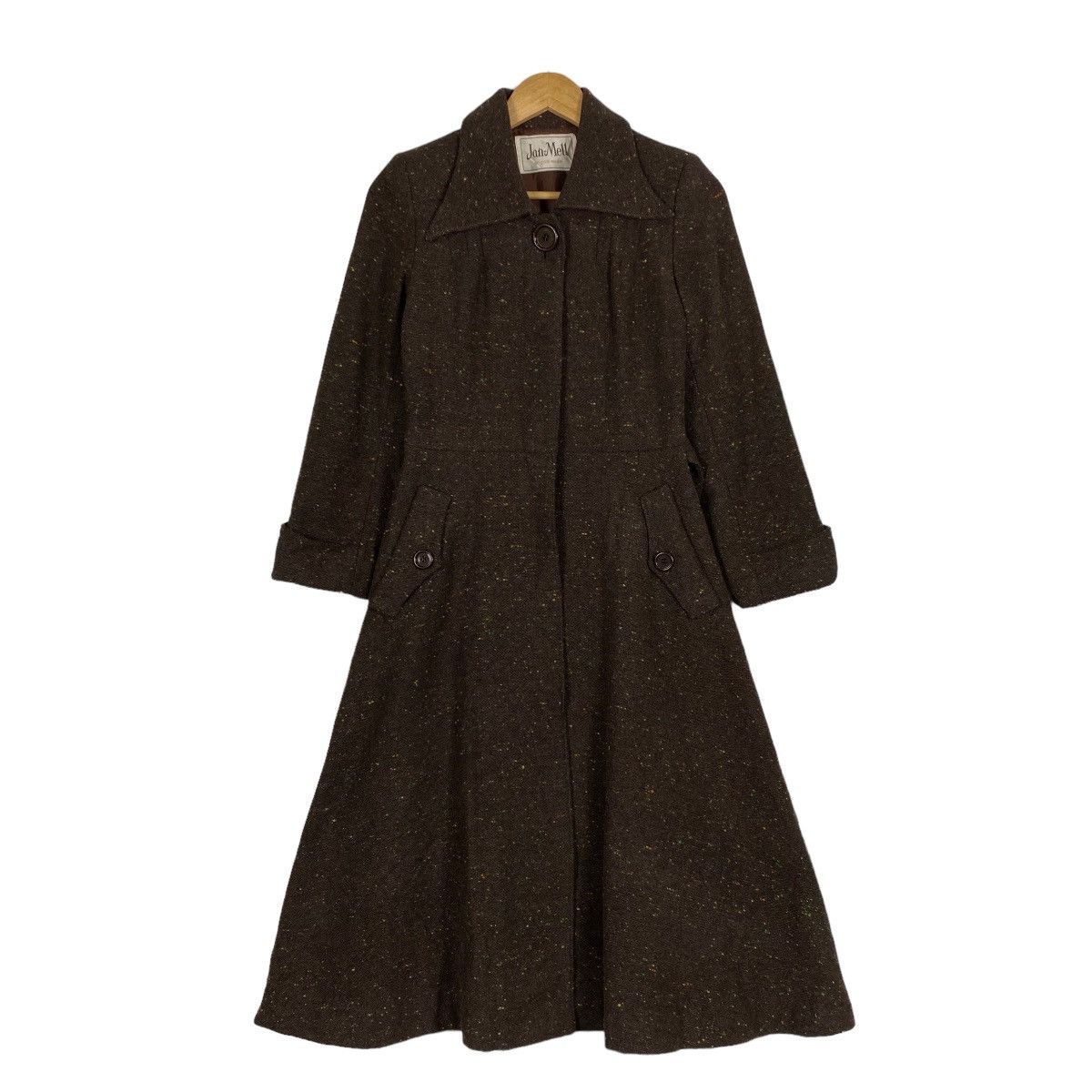 Japanese Brand JAN MELL LONG COAT JACKET FOR WOMEN Size S / US 4 / IT 40 - 1 Thumbnail