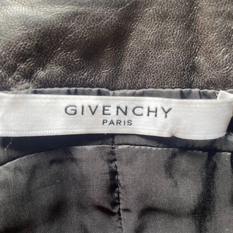 Givenchy Givenchy Sise36 Real Leather Black Biker Vest Size 36 Size US M / EU 48-50 / 2 - 3 Thumbnail