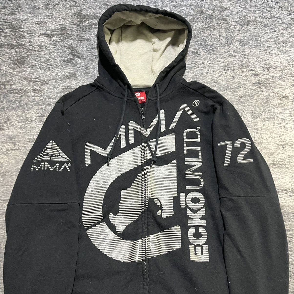 Ecko Unltd. VINTAGE Y2K ECKO UNLTD MMA GRUNGE SKATER ZIP UP HOODIE LARGE Size US L / EU 52-54 / 3 - 3 Thumbnail