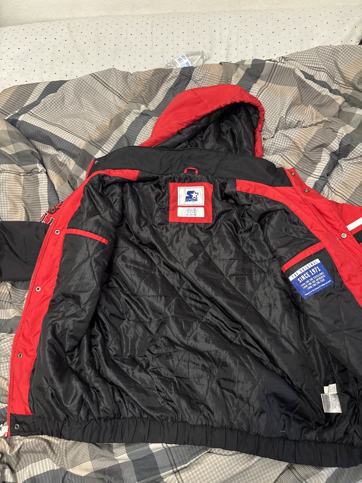 Starter × Vintage NBA 75th Anniversary Starter Chicago Bulls Zip Up Jacket Size US M / EU 48-50 / 2 - 3 Thumbnail