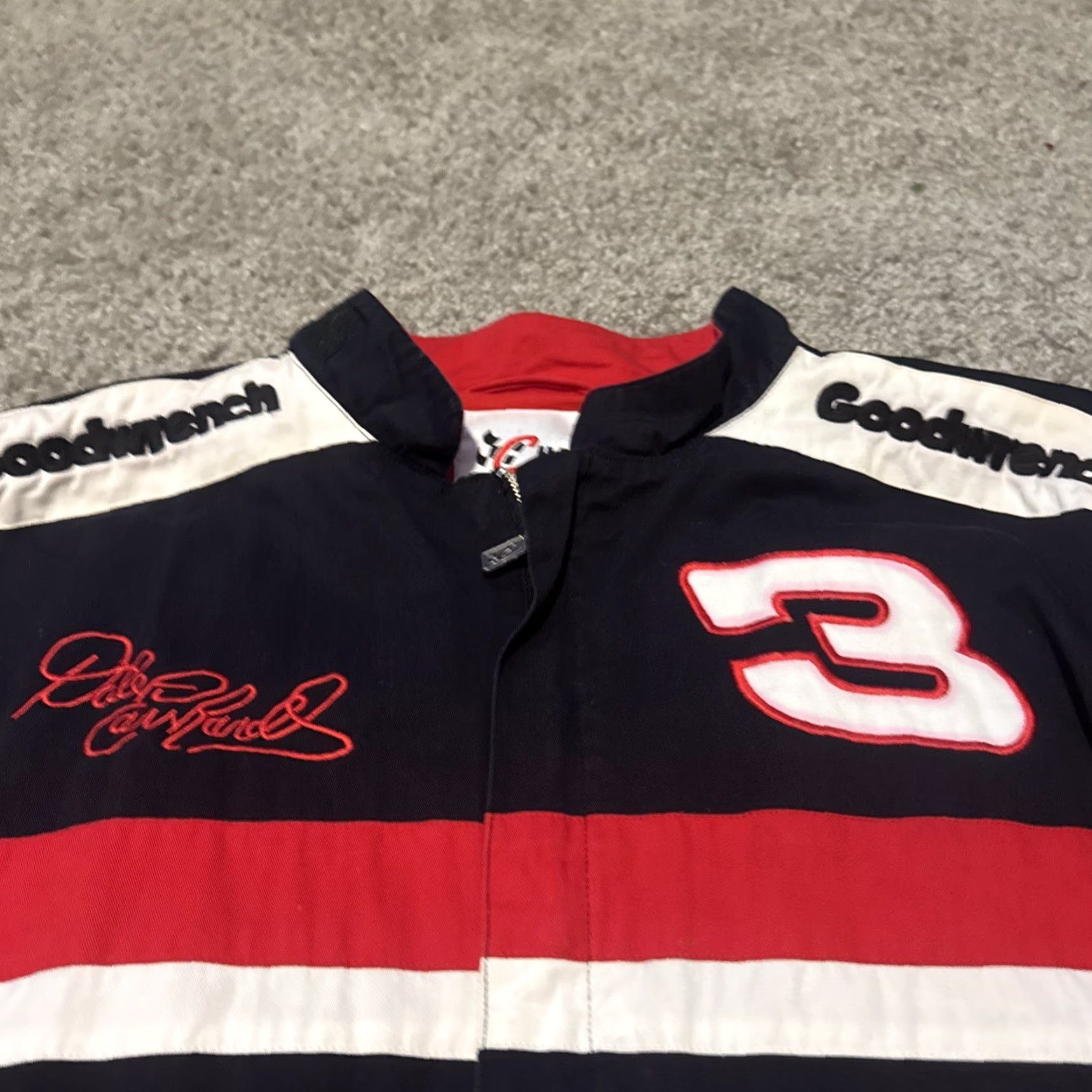 Chase Authentics VINTAGE Dale Earnhardt Goodwrench Racing Jacket Chase Authentics XL Men Red Bomber Jacket Size US XL / EU 56 / 4 - 3 Thumbnail