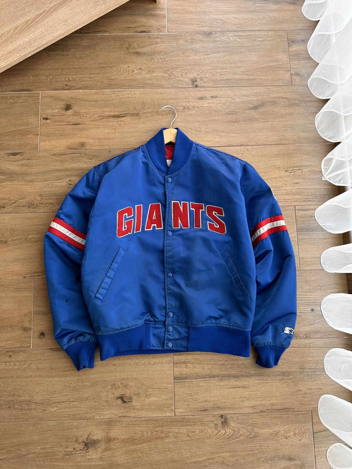 Vintage NY Giants NFL Pro Line by Starter Bomber Jacket