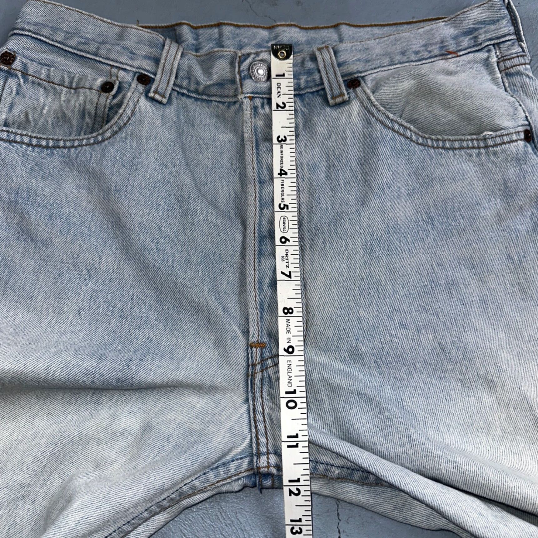 Levi's Levi's 501 Jeans Straight Men 34x38 Blue Light Wash Vintage 90s USA N/A Comfort Old School 501 Series Size US 34 / EU 50 - 7 Thumbnail
