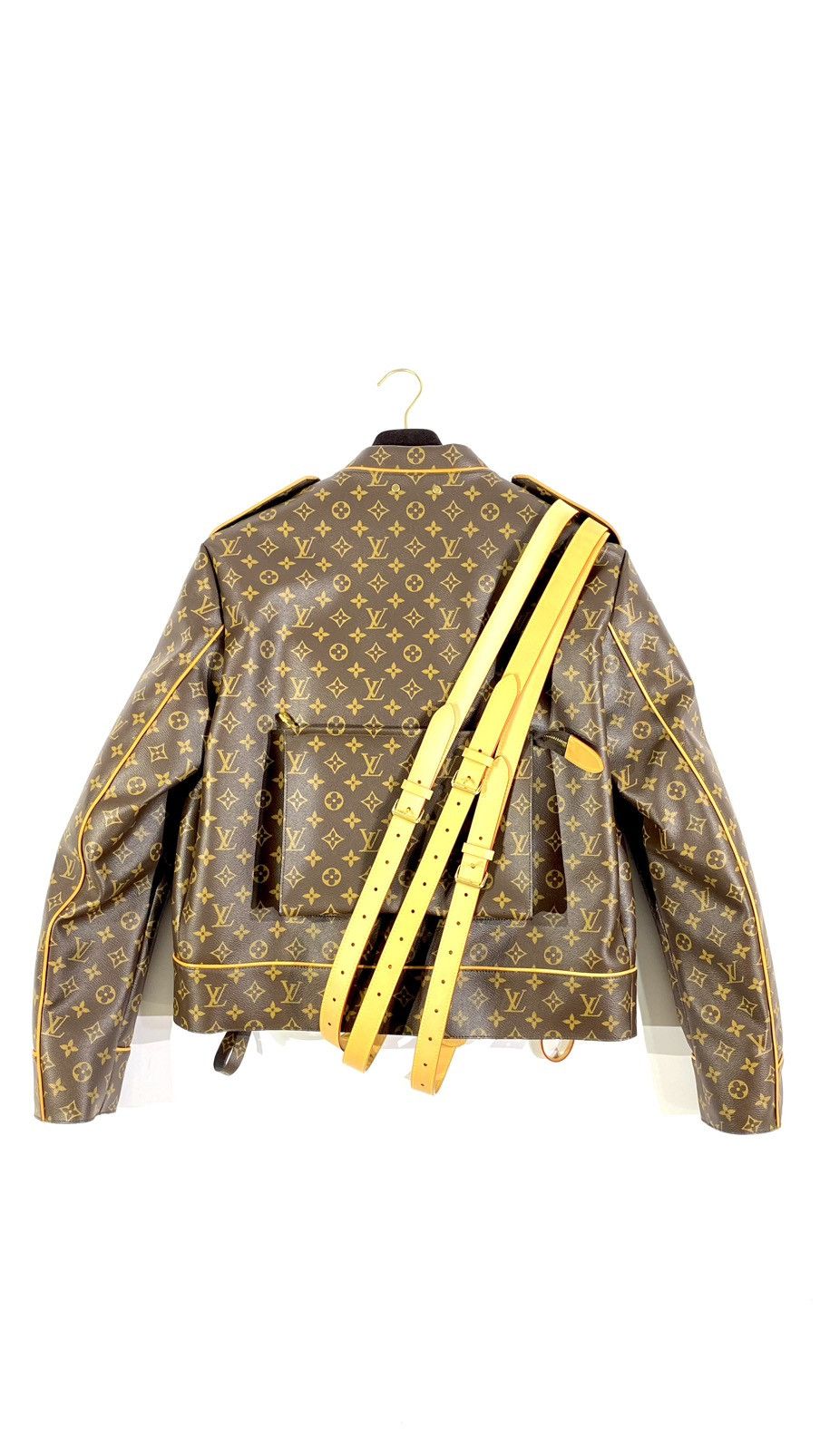 Louis Vuitton Louis Vuitton Monogram Admiral 46 Leather Jacket Virgil Size US S / EU 44-46 / 1 - 2 Thumbnail