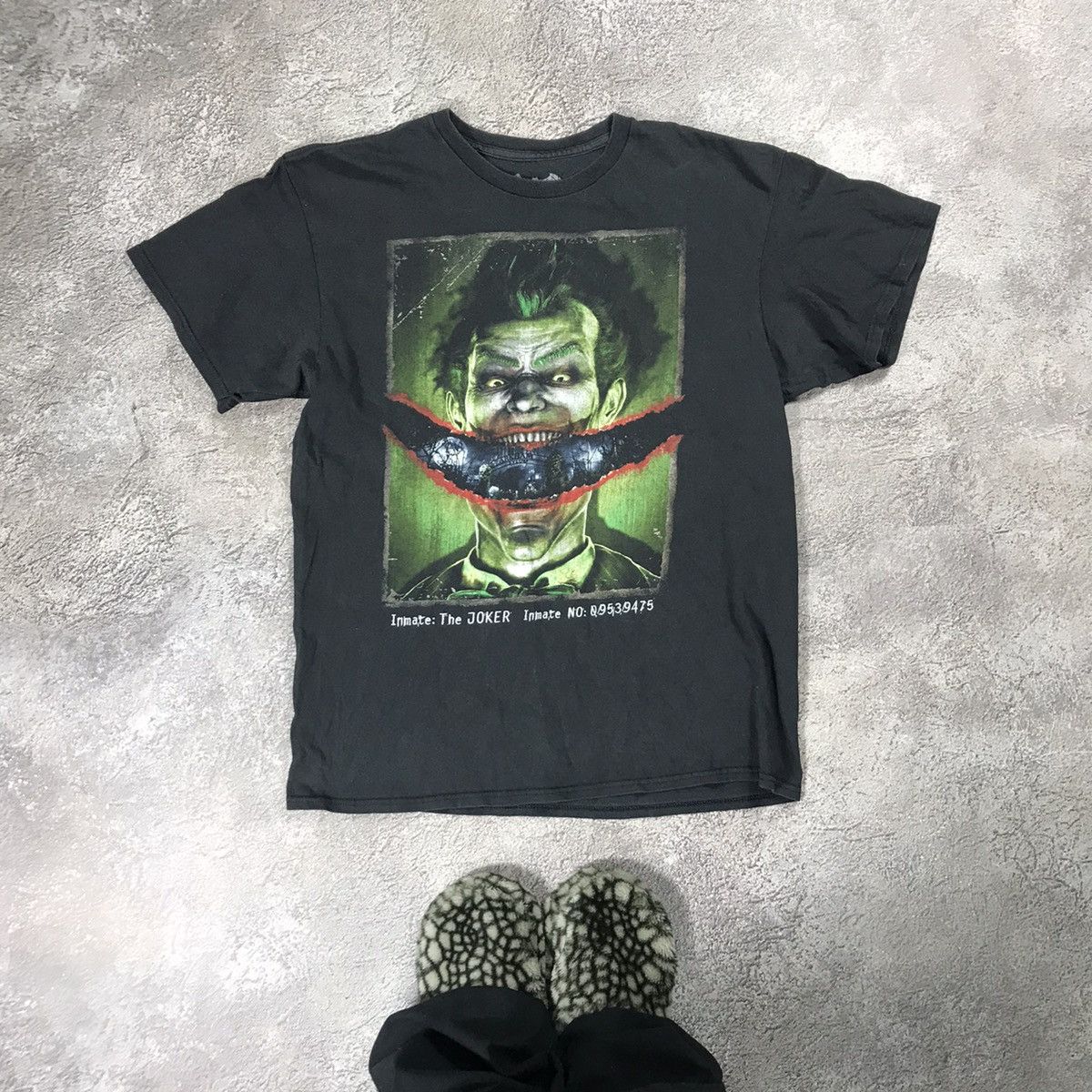 Vintage Vintage 90s Joker Horror Graphic Tee Y2K Grunge Dark Faded M Size US M / EU 48-50 / 2 - 2 Thumbnail