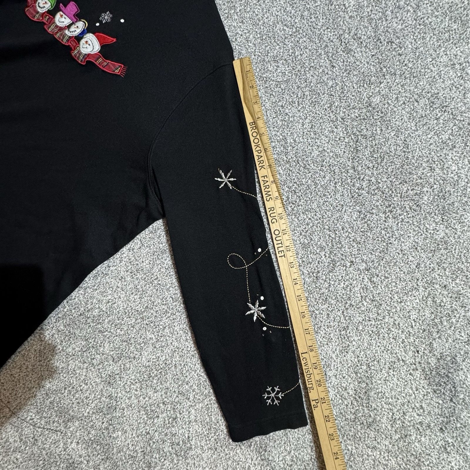 Other 90s Y2K Vintage Top Womens 3X Plus Embroidered Christmas Size 3XL / US 20-22 - 9 Thumbnail