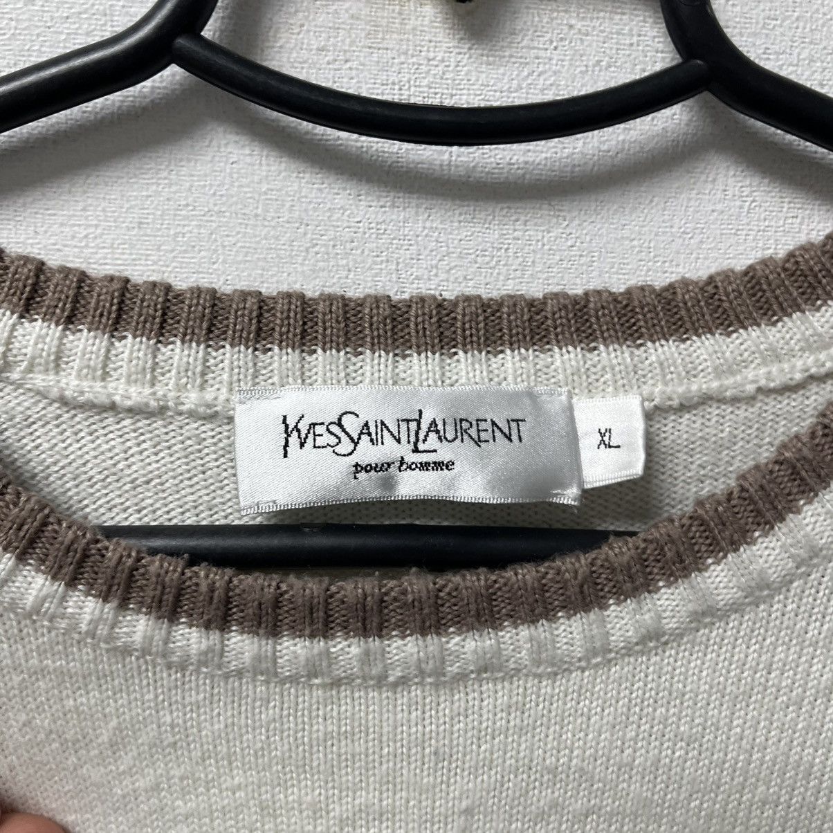 Yves Saint Laurent Vintage Yves Saint Laurent Sweater Big Logo Knit YSL Size XL Size US XL / EU 56 / 4 - 8 Thumbnail