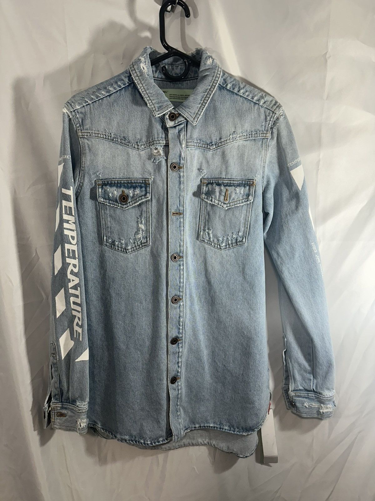 Off-White OFF WHITE STRIPER SHIRT Size US S / EU 44-46 / 1 - 2 Thumbnail
