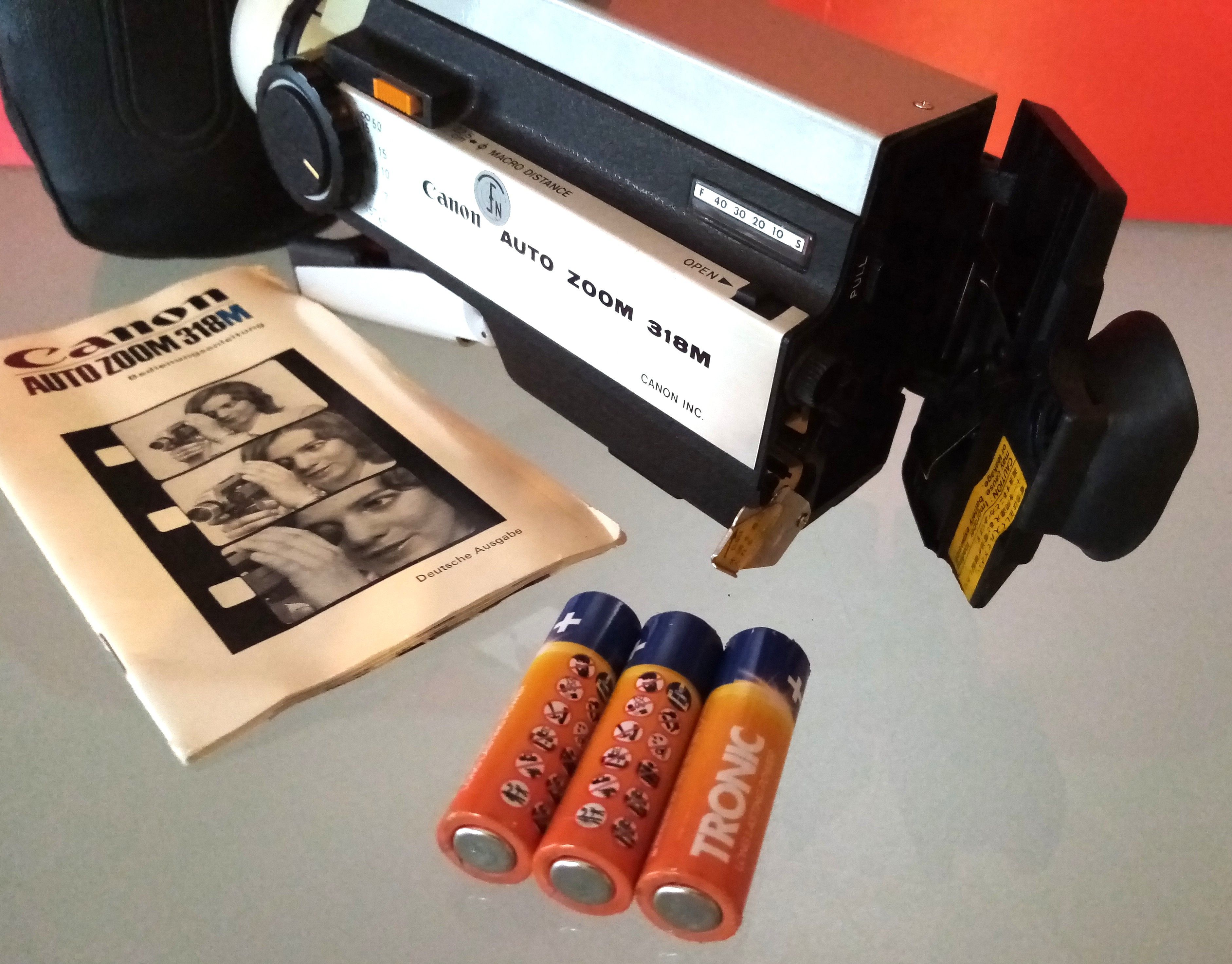 Vintage Vintage Design- Canon Auto Zoom 318M. Super 8 Movie Size ONE SIZE - 9 Thumbnail