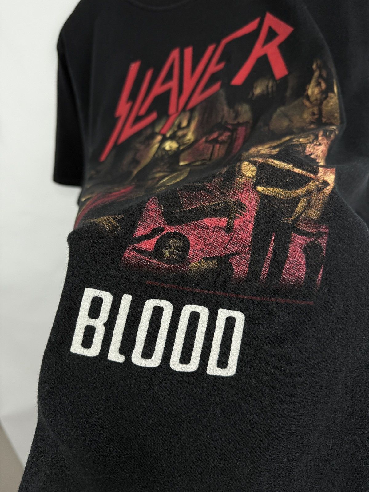 Slayer 🇺🇸 Vintage Y2K Slayer Reign in Blood Thrash Metal T-Shirt Size US L / EU 52-54 / 3 - 5 Thumbnail