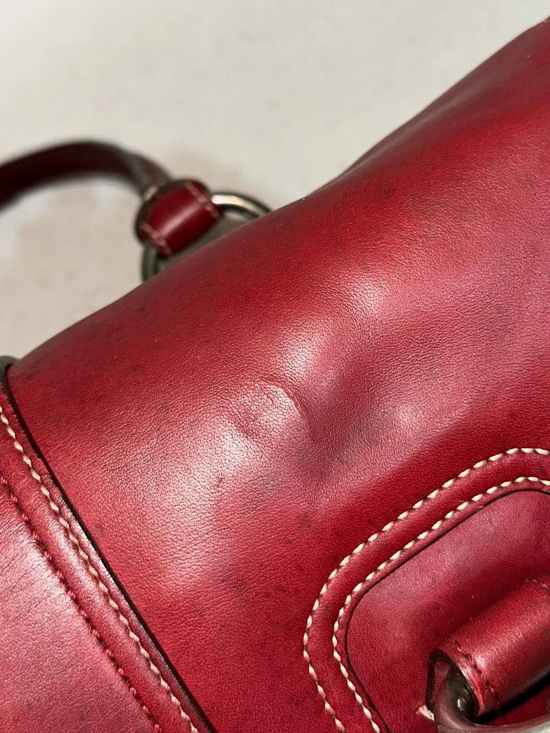Coach Coach Shoulder bag burgundy leather Size ONE SIZE - 4 Thumbnail
