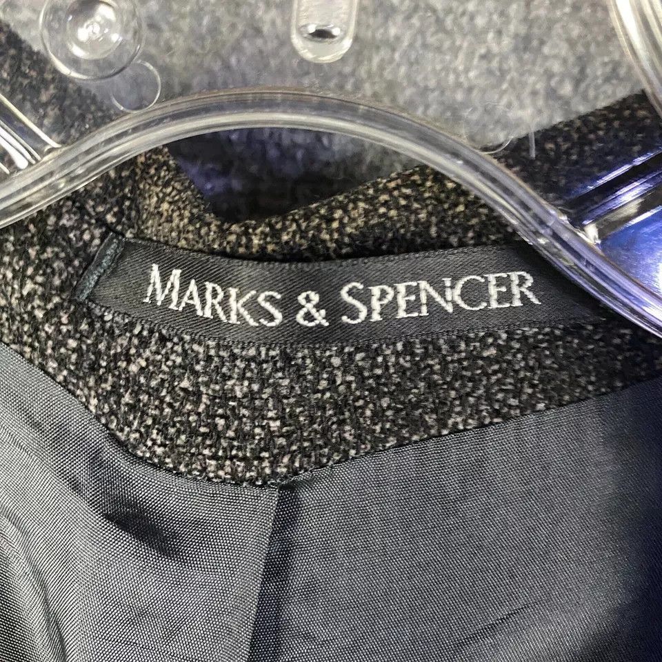 Marks & Spencer Marks & Spenser Blazer Men's 44M Suit Jacket Knit Viscose Size 44R - 5 Thumbnail