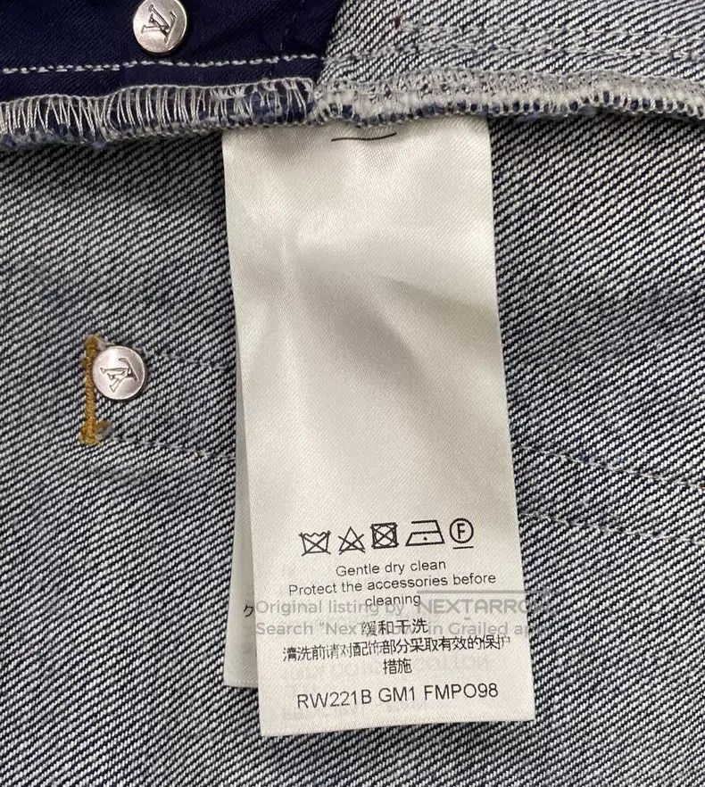 Louis Vuitton Louis Vuitton Straight-leg blue jeans with presbyopia jean Size US 38 / EU 54 - 6 Thumbnail