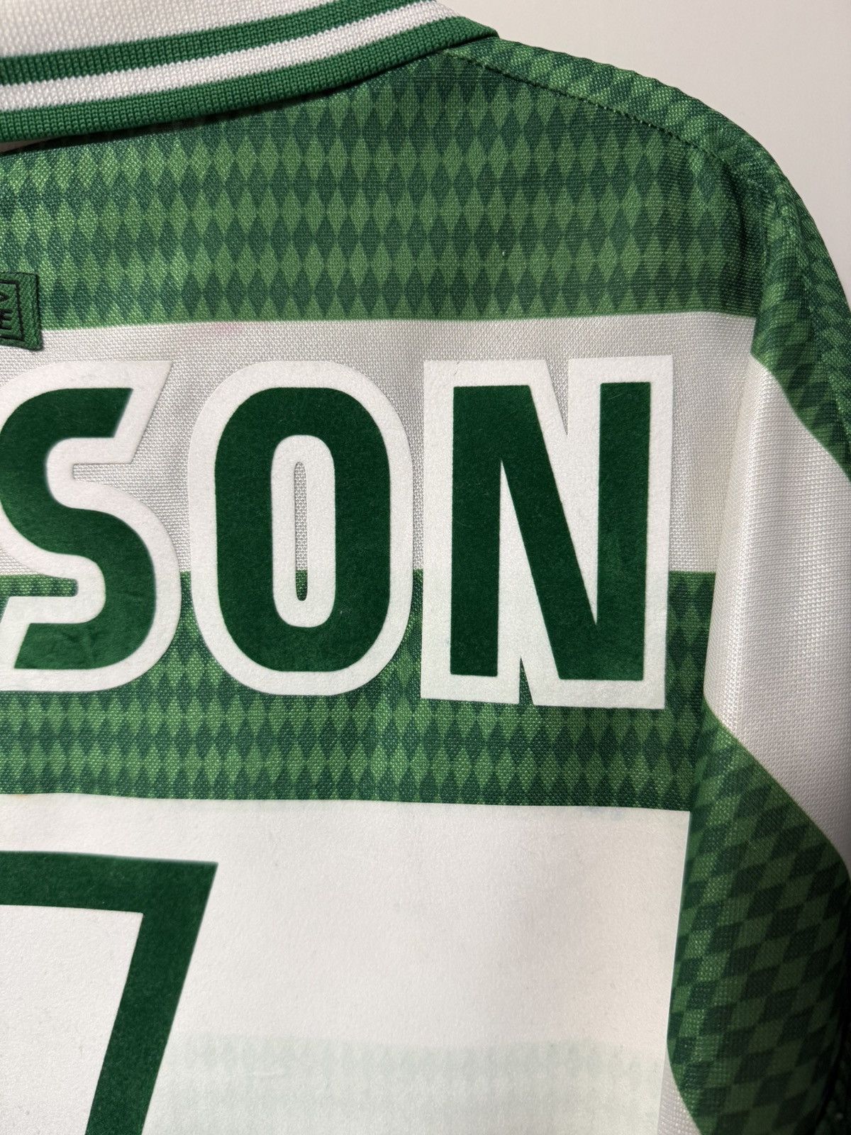 Umbro 1997/99 Celtic FC jersey Home #7 Larsson XXL Size Size US XXL / EU 58 / 5 - 9 Thumbnail