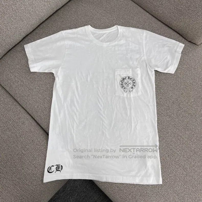 Chrome Hearts CHROME HEARTS Size S White horseshoe printed short sleeve T Size US S / EU 44-46 / 1 - 1 Thumbnail