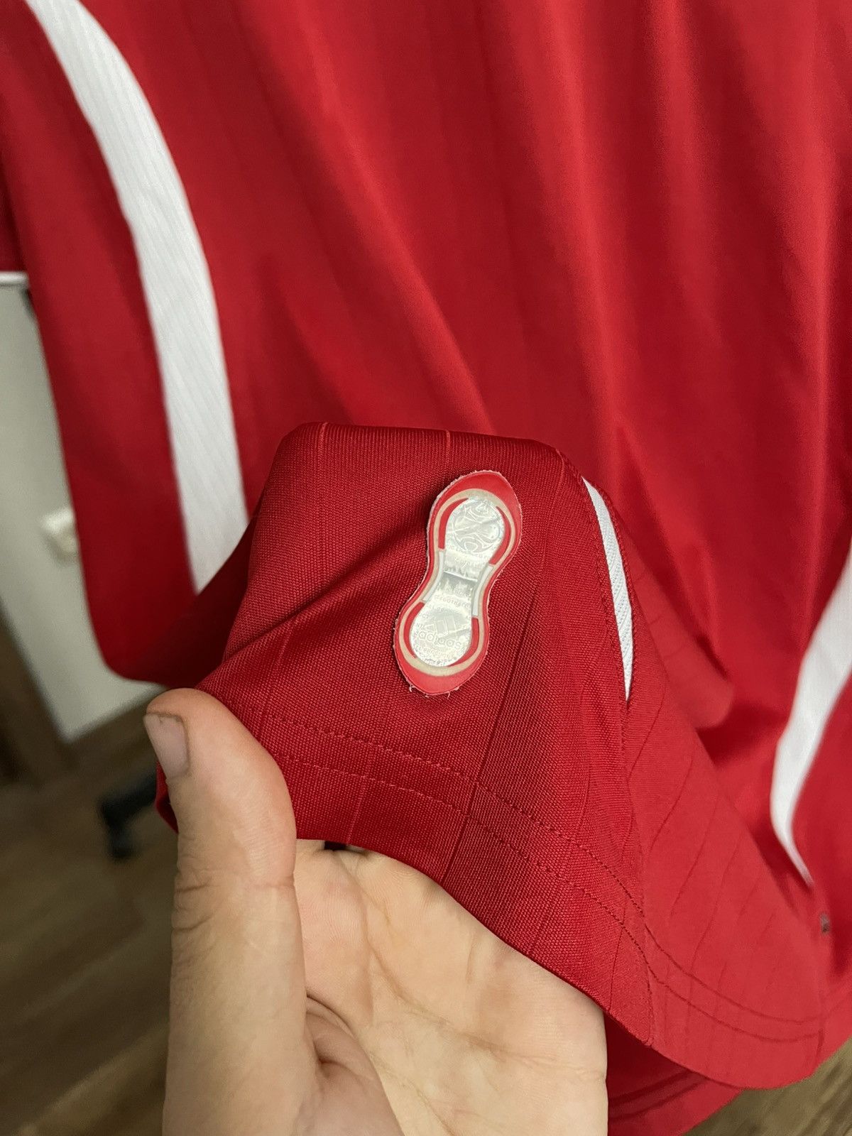 Adidas 2006/2008 Denmark Adidas Soccer Jersey Shirt Vintage Size US L / EU 52-54 / 3 - 8 Thumbnail