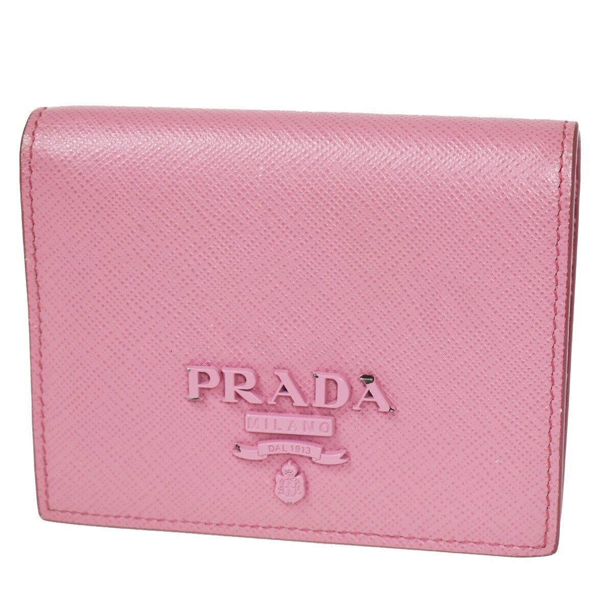 image of Prada Saffiano Wallet in Pink, Women's