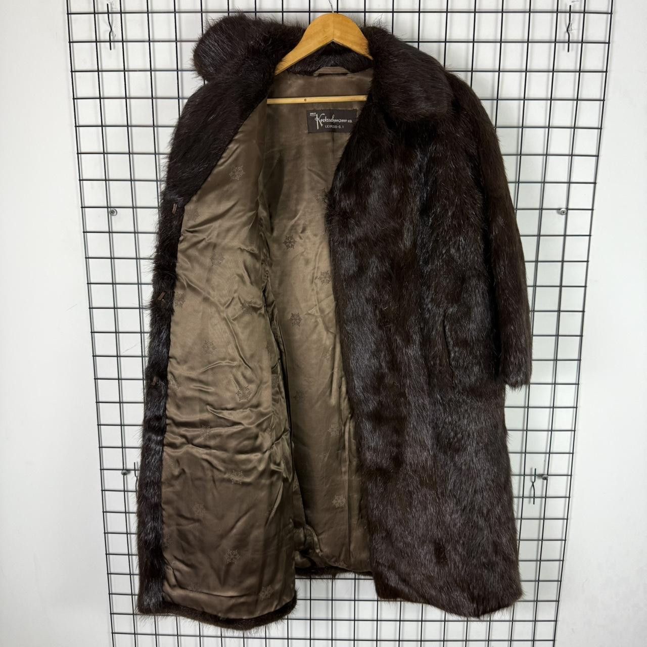 Vintage Mink Real Fur Jacket Womans Brown Size L / US 10 / IT 46 - 3 Thumbnail