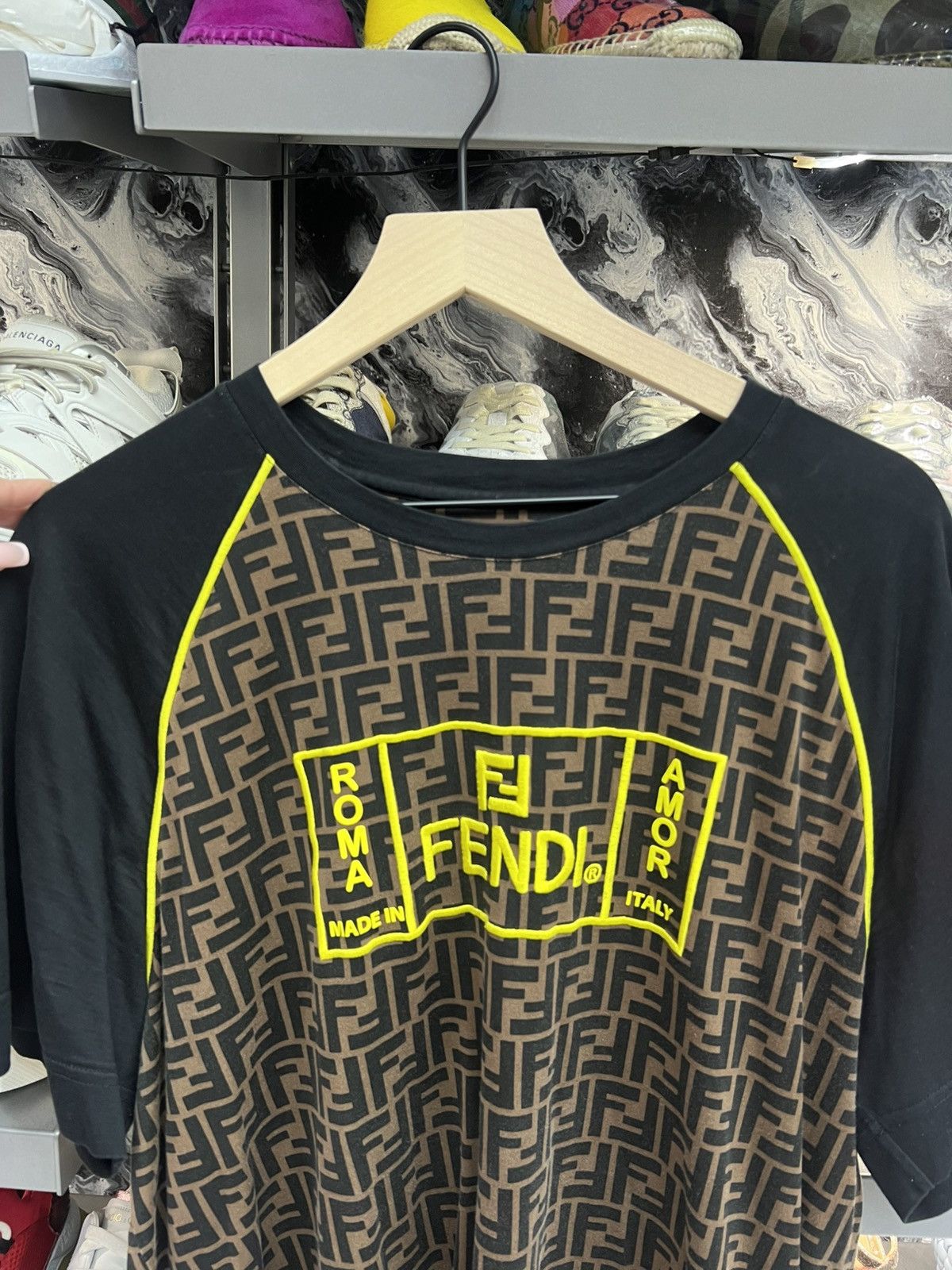 Fendi Fendi Short Sleeve Tee Size US XXL / EU 58 / 5 - 3 Thumbnail