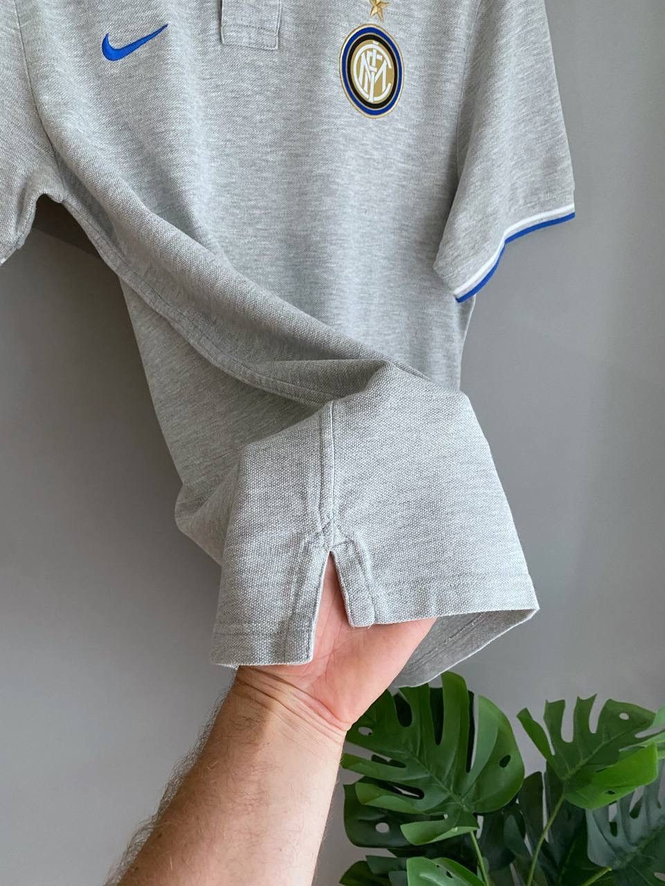 Nike Nike Inter Milan FC Football Gray Polo T-Shirt, Size L Size US L / EU 52-54 / 3 - 10 Thumbnail