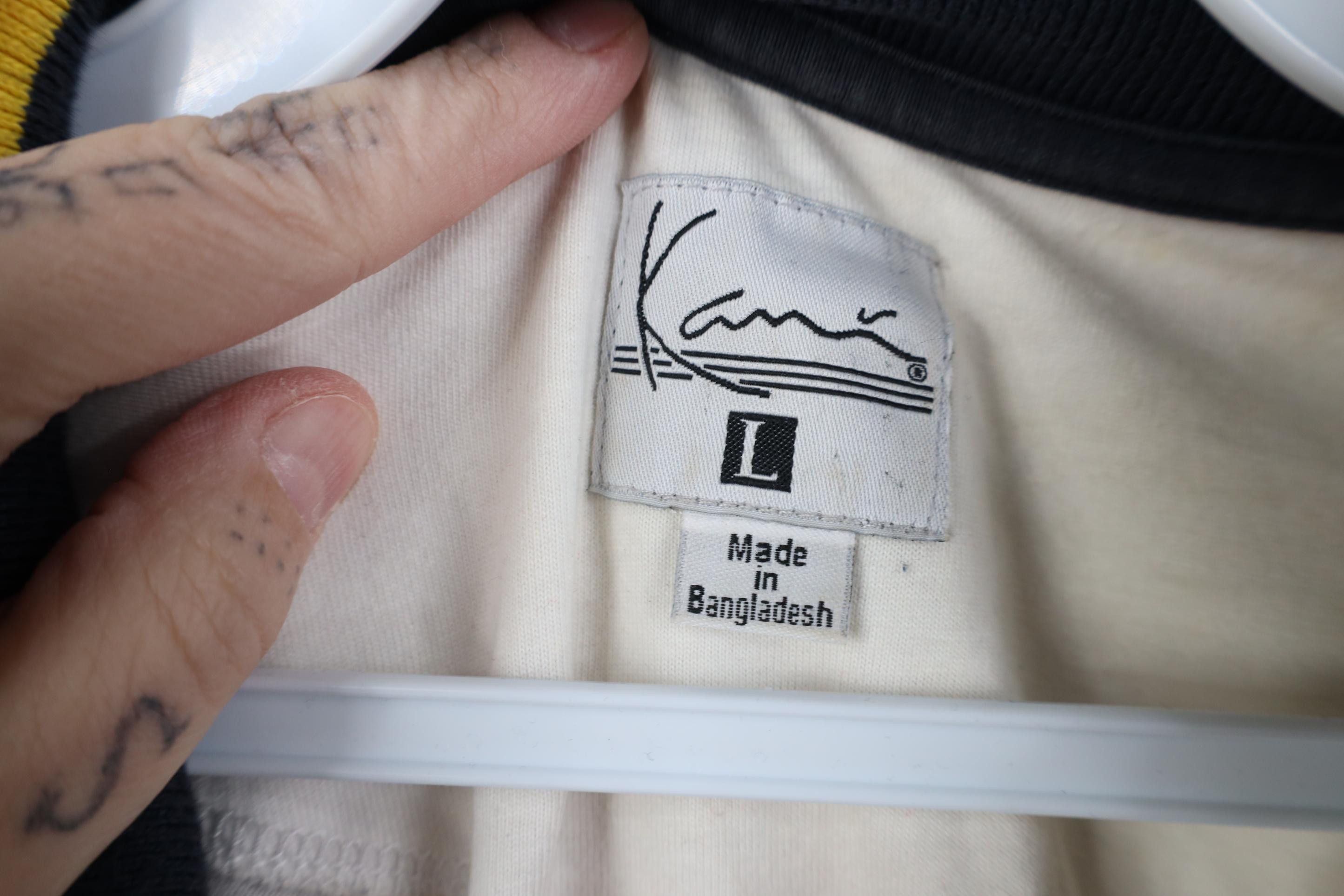 Karl Kani Vintage 90s Y2K Karl Kani Spell Out Long Sleeve Polo Shirt Size US L / EU 52-54 / 3 - 8 Thumbnail