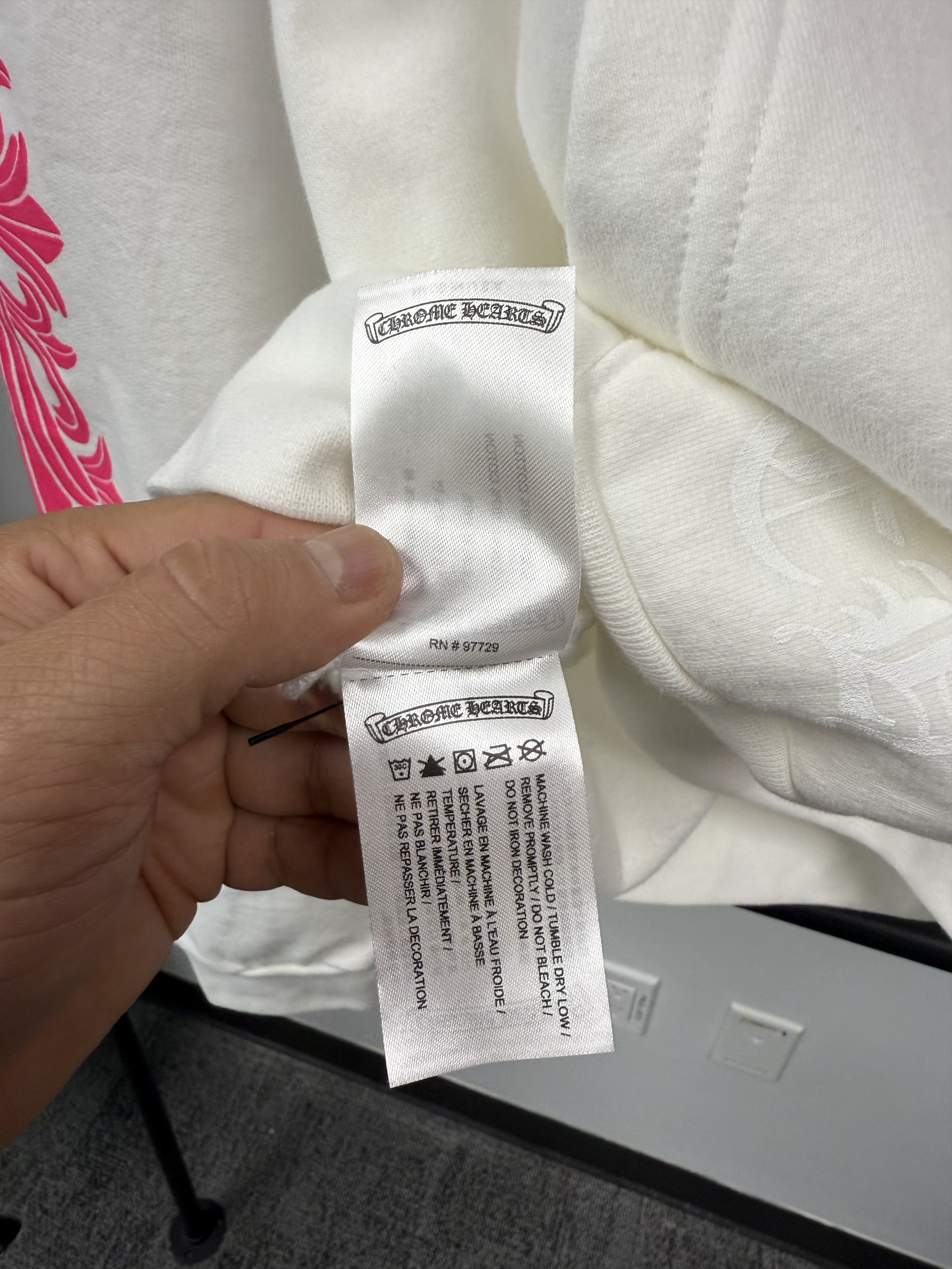 Chrome Hearts Chrome Hearts Horseshoe Floral Hoodie- White Pink - L Size US L / EU 52-54 / 3 - 7 Thumbnail