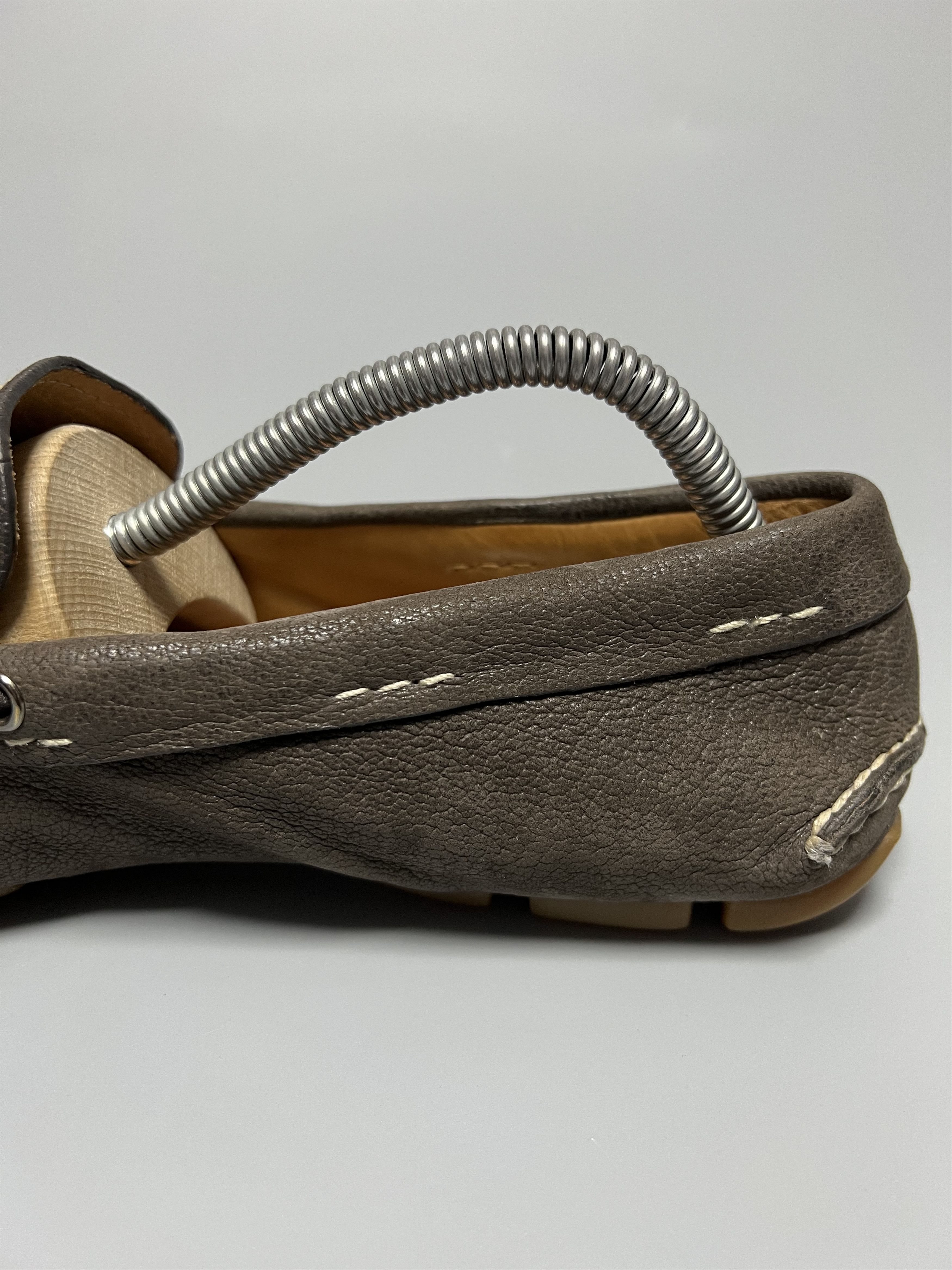 Prada Prada Vintage Brown Leather Loafers Moccasins Size US 7.5 / EU 40-41 - 11 Thumbnail