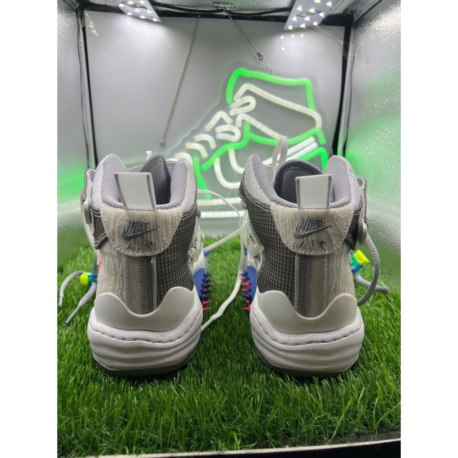 Nike × Off-White Nike Off-White X Air Force 1 Mid 'White' Men's size 7.5 Size US 7.5 / EU 40-41 - 3 Thumbnail