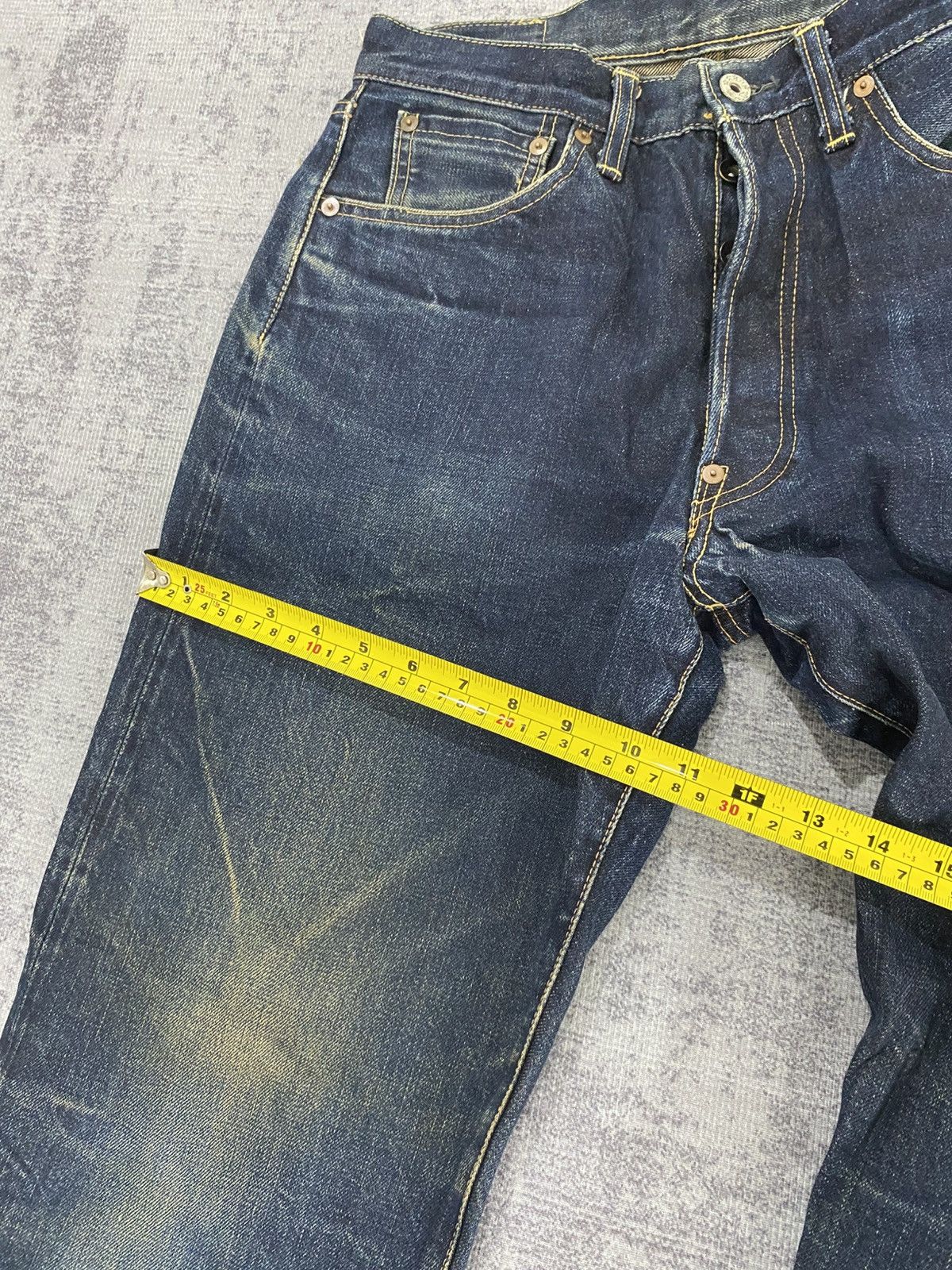 KOJIMA GENES 90s vintage raw denim selvedge jeans wash & wears Size US 29 - 24 Thumbnail