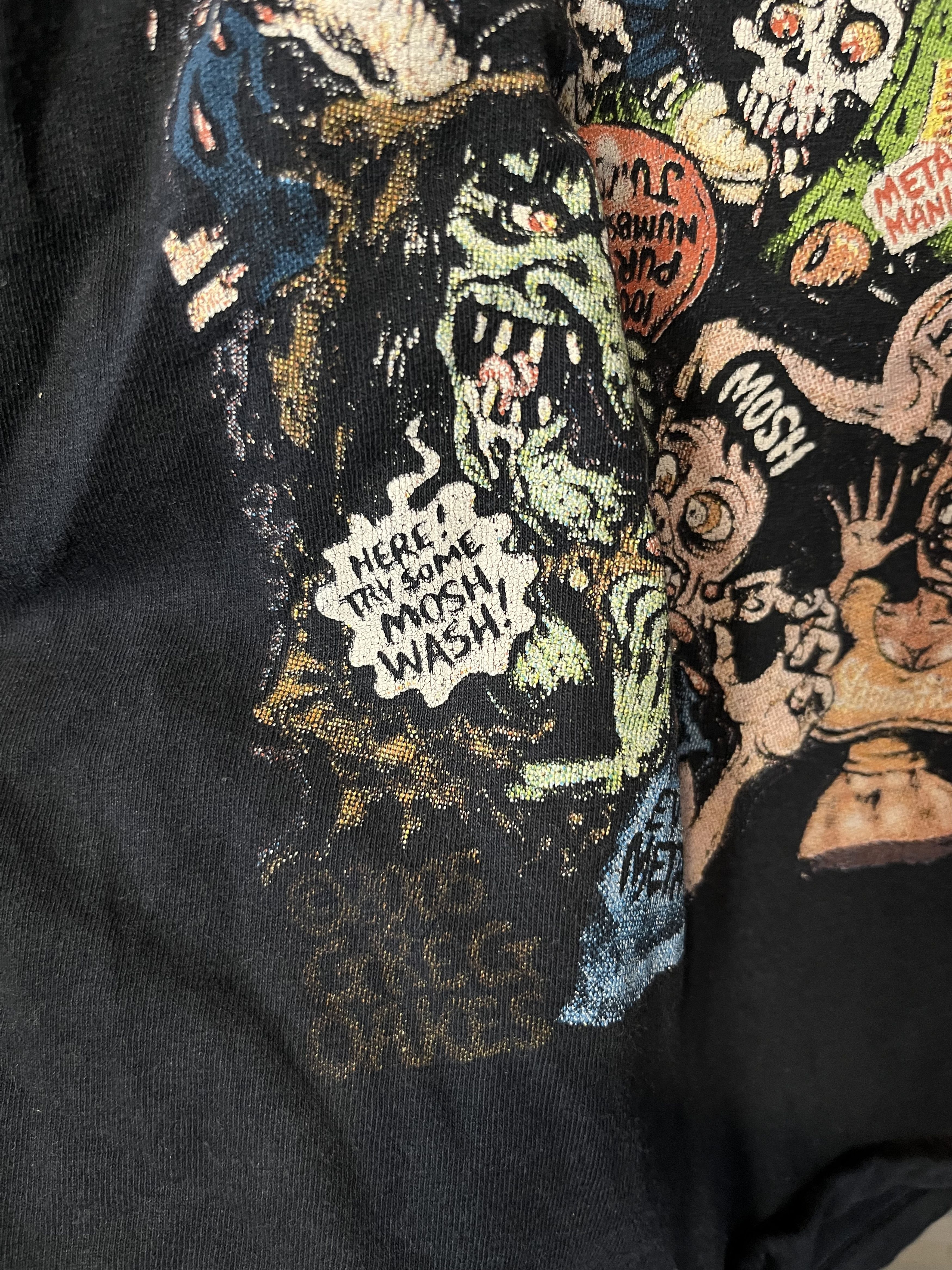 Band Tees × Vintage Vintage Ghoul Splatter Thrash Death Metal Size US M / EU 48-50 / 2 - 4 Thumbnail