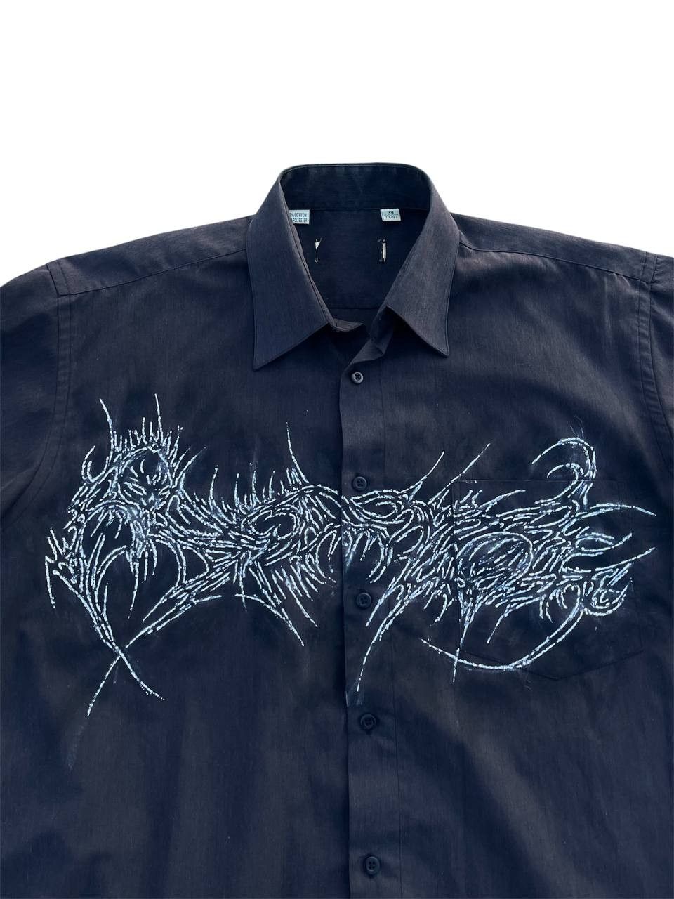 If Six Was Nine Metal neotribal custom button up Size- M - L Size US M / EU 48-50 / 2 - 3 Thumbnail