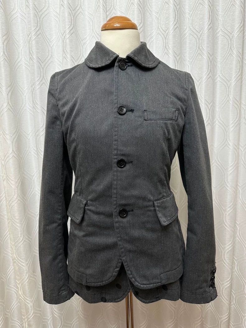Comme des Garcons Comme Des Garcons Wave point two-piece suit jacket suit Size XXS / US 00 / IT 34 - 4 Thumbnail