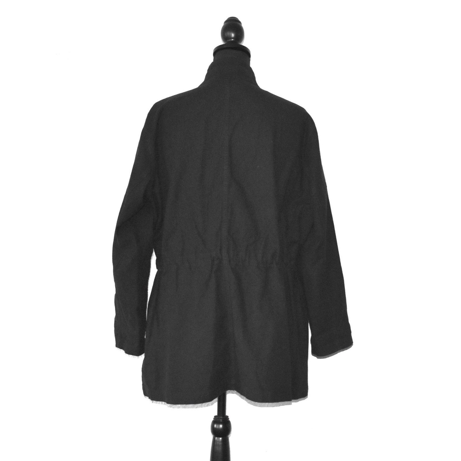 Eileen Fisher EILEEN FISHER Organic Cotton Hemp Stand Collar Jacket Sz XL Size XL / US 12-14 / IT 48-50 - 3 Thumbnail