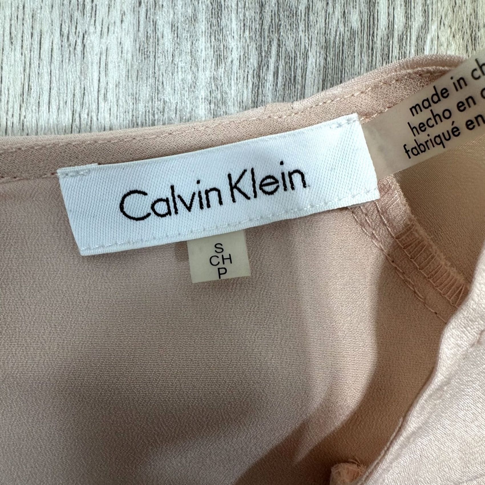 Calvin Klein Calvin Klein Pink Pleated Raglan Blouse Shirt Relaxed Regular S Women Long Sleeve Puff Accent Pleated Formal Evening Kidless Girls? Size S / US 4 / IT 40 - 4 Thumbnail