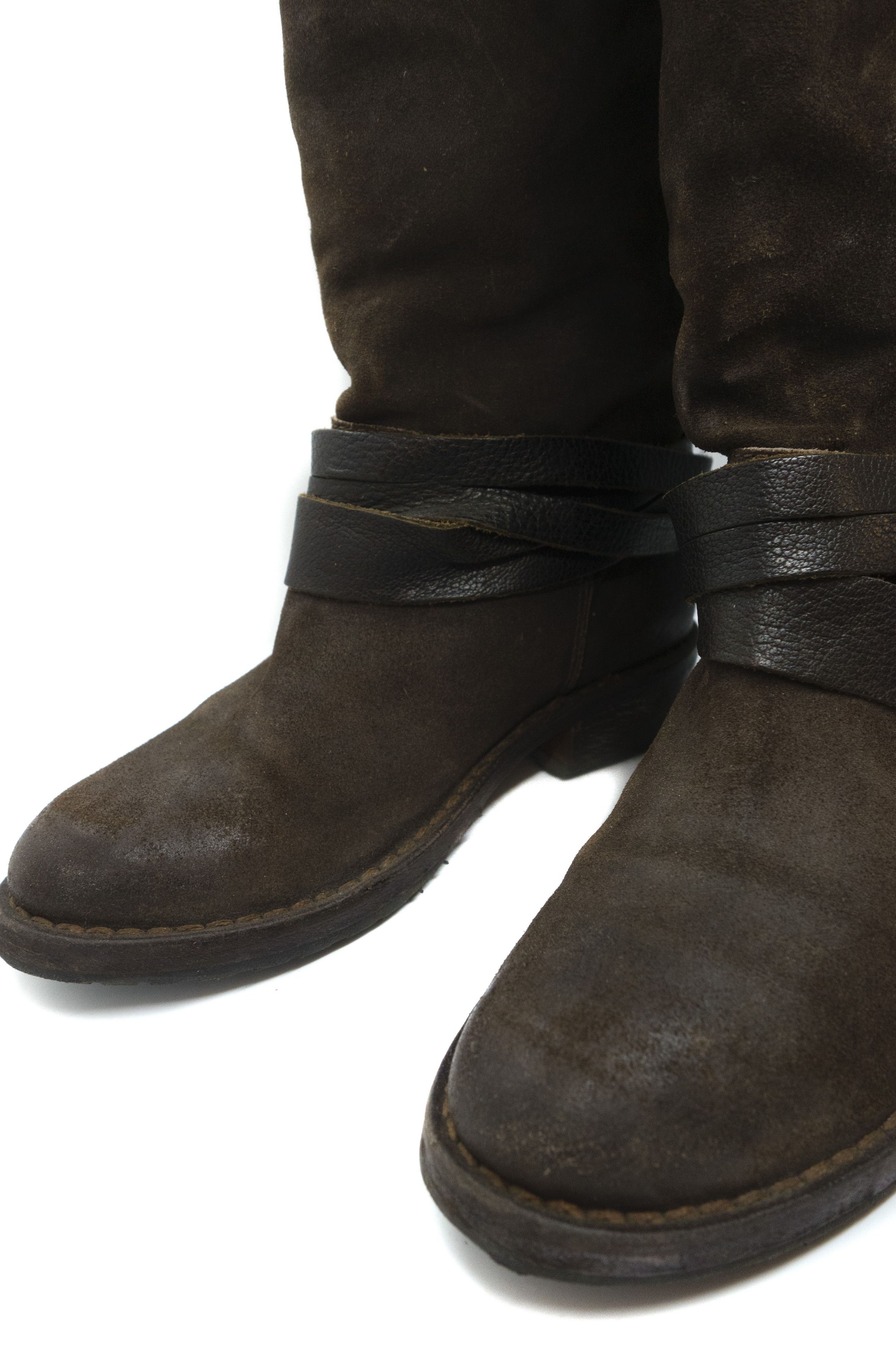 MoMA Leather High Belted Fur Inside Boots Size US 6 / IT 36 - 5 Thumbnail