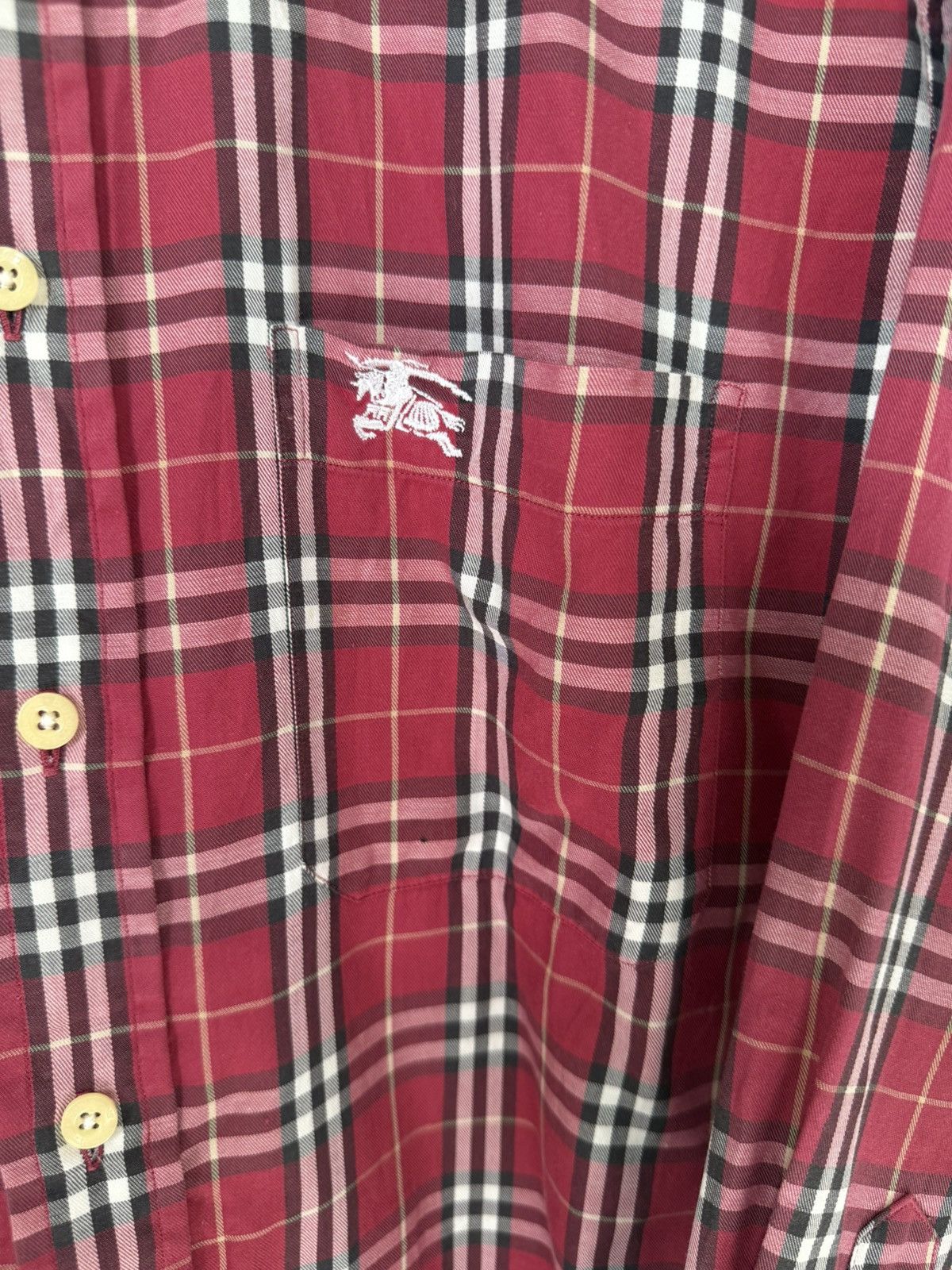 Burberry VINTAGE BURBERRY LONDON RED CHECKERED RARE COLOUR Size US M / EU 48-50 / 2 - 4 Thumbnail