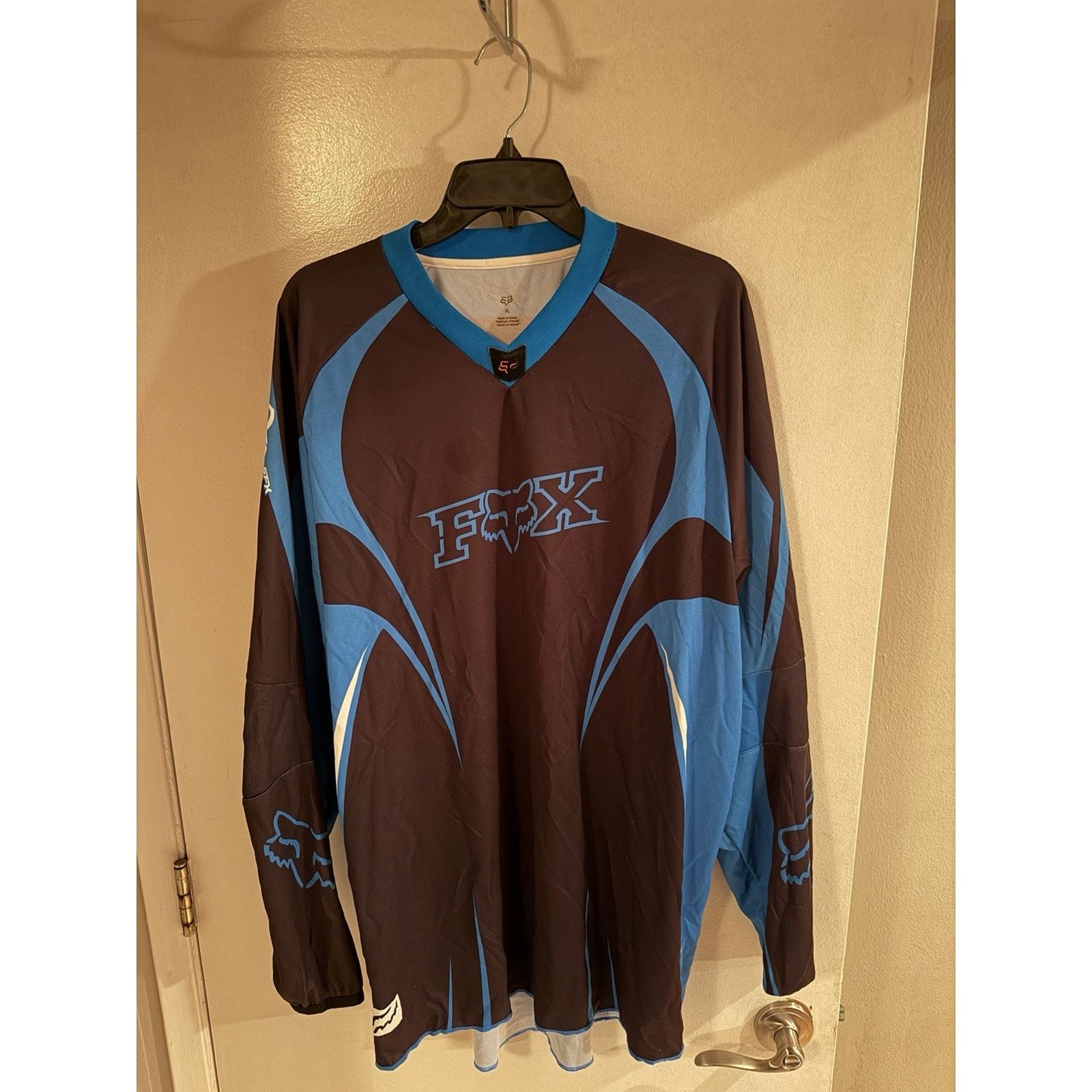 Fox Racing Vintage Fox Racing Jersey XL Long Sleeve Size US XL / EU 56 / 4 - 4 Thumbnail