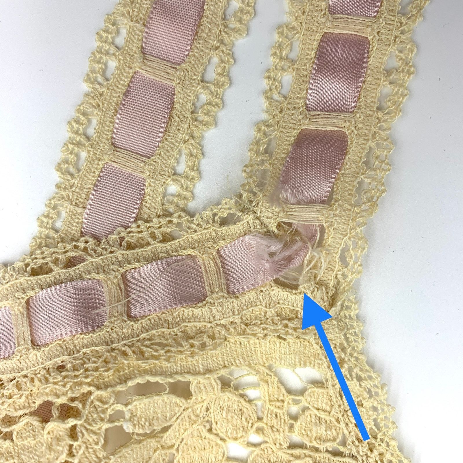 Vintage Vintage 70s Flair Satin Lace Camisole Lingerie Lace Trim Size S / US 4 / IT 40 - 8 Thumbnail