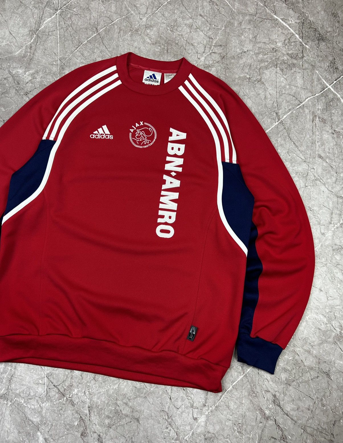 Adidas Vintage 90s Adidas Ajax Amsterdam Football Sweatshirt Soccer Size US L / EU 52-54 / 3 - 4 Thumbnail