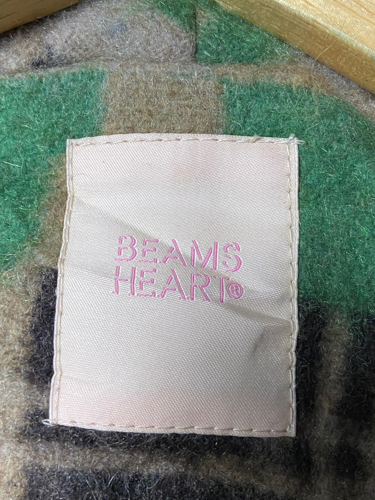 Beams Japan Beams Heart Native American Pattern Wool Peacoat (169) Size US XS / EU 42 / 0 - 6 Thumbnail