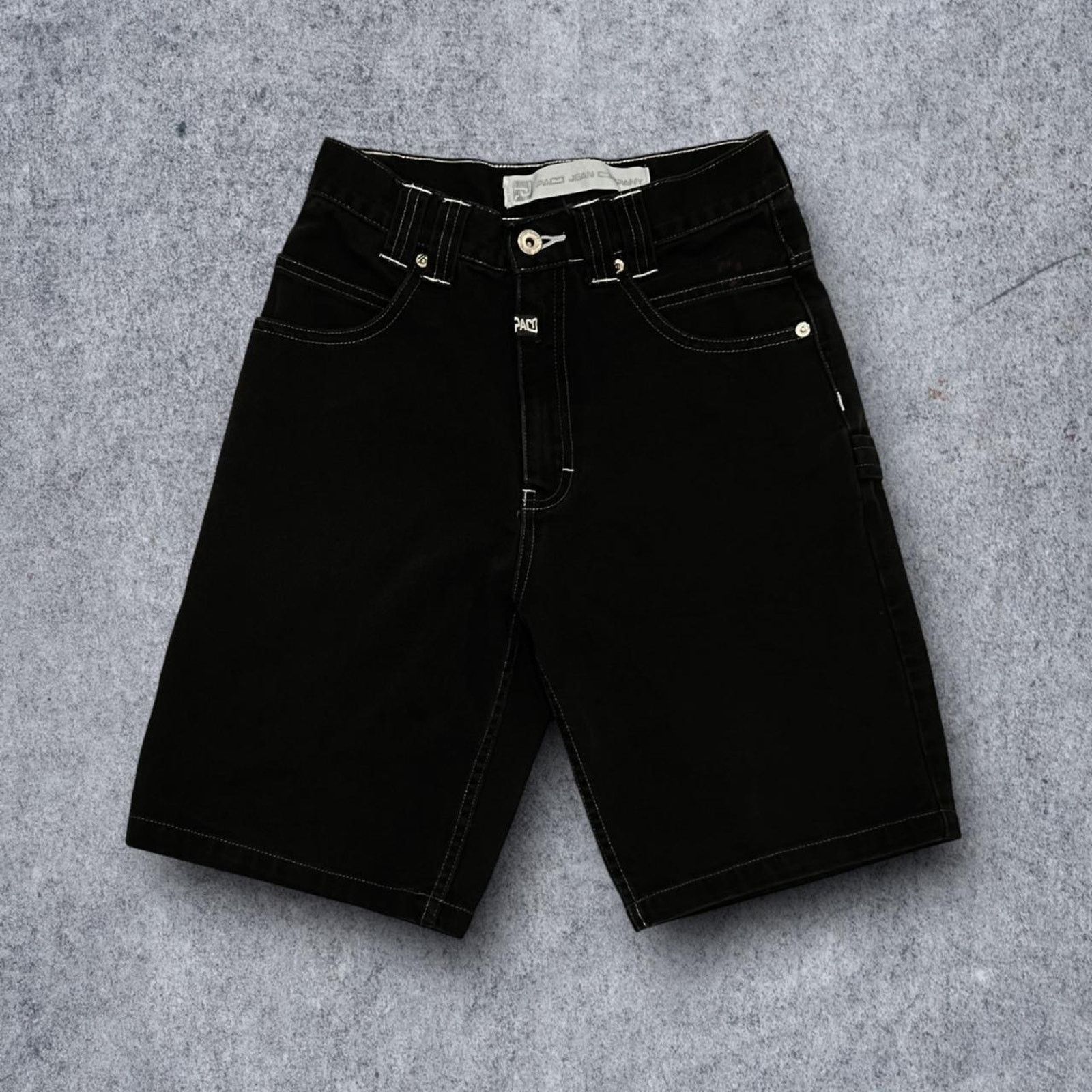 JNCO Paco Jeans Co. Black Skater Shorts Size US 26 / EU 42 - 3 Thumbnail